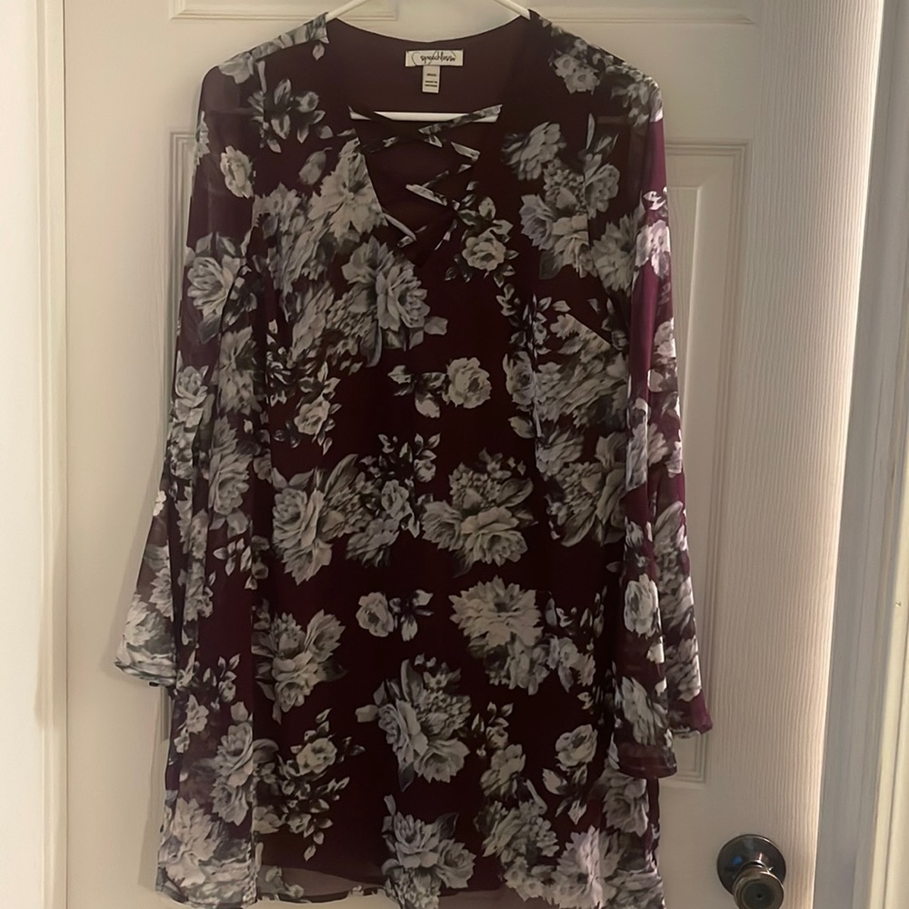 Lace Long Sleeve Dress - Size Small